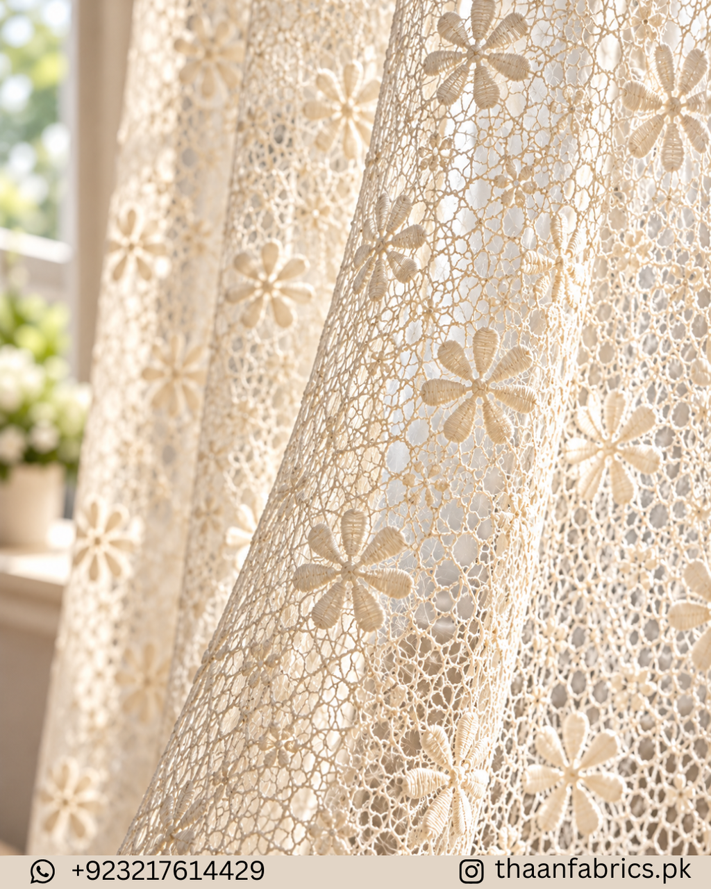 Floral Net Curtains
