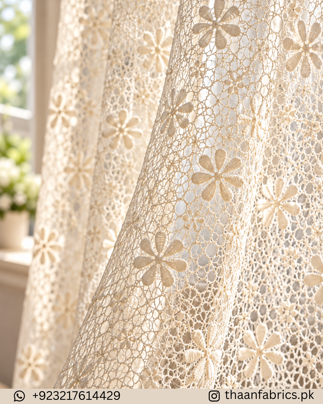 Floral Net Curtains