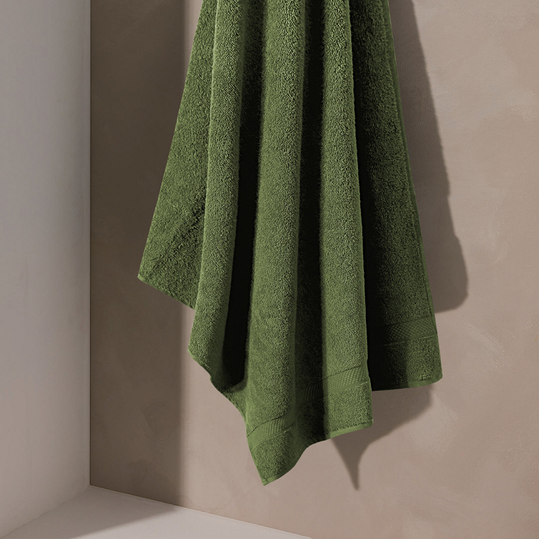 Olive Green Cotton Towel