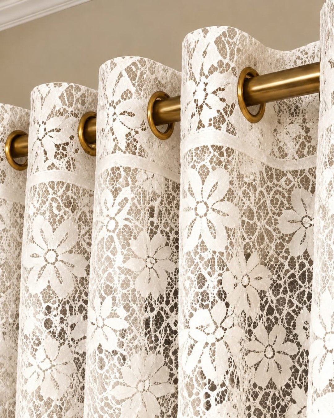 Floral Net Curtains