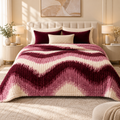 Burgundy & Pink  AC Fleece Blanket