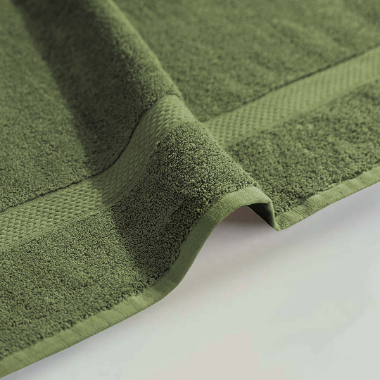 Olive Green Cotton Towel