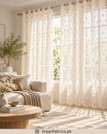 Floral Net Curtains